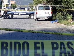 El cuerpo estaba frente al Templo del Sagrado Corazón de Jesús en la colonia Arenales Tapatíos. ESPECIAL/
