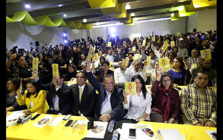 Hoy se celebró el Décimo Pleno Extraordinario del IX Consejo Nacional del PRD, donde se estableció los parámetros de elección interna para candidatos a las elecciones de 2018. SUN / J. Reyes