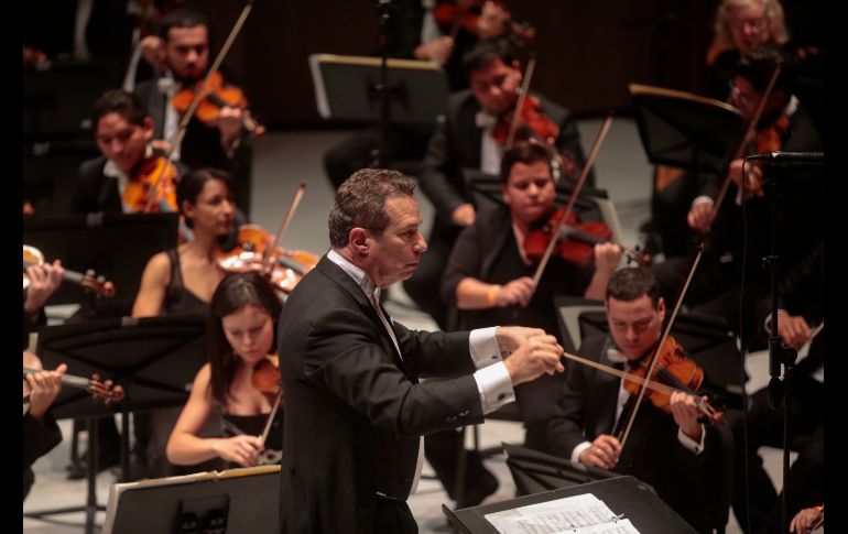 La música de Rossini fue la primera en resonar en la inauguración a cargo de la Orquesta Filarmónica de Jalisco. EL INFORMADOR / F. Atilano