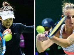 Tanto Muguruza y Pliskova, segundo y tercer lugar del ránking respectivamente, podrían terminar el año siendo la nueva número uno del mundo. AFP