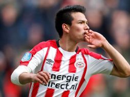 Lozano suma siete goles y dos asistencias en siete partidos disputados con el PSV. TWITTER / @psveindhoven