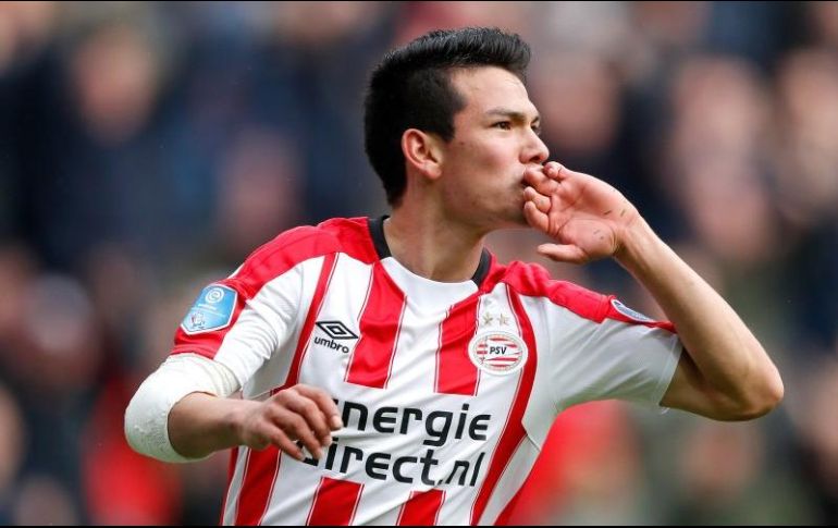 Lozano suma siete goles y dos asistencias en siete partidos disputados con el PSV. TWITTER / @psveindhoven