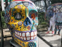 Fotogalería: Cráneos monumentales toman Paseo de la Reforma