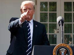 Trump le dijo a los representantes republicanos que la aprobación del plan del presupuesto será una medida histórica. AP / ARCHIVO