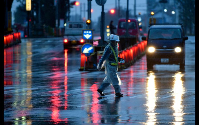 El temporal dejó 800 milímetros de precipitaciones en 48 horas hasta la noche del domingo en la prefectura de Wakayama y de 700 milímetros en la de Mie. EFE/F. Robichon