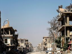 El 21 de octubre, el Ejército recuperó el control de Al Qariatain. AFP/B. Kilic