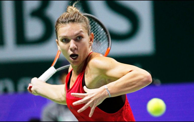 La rumana de 26 años participa por cuarta vez consecutiva en el torneo de Maestras de la WTA. EFE / W. Woon