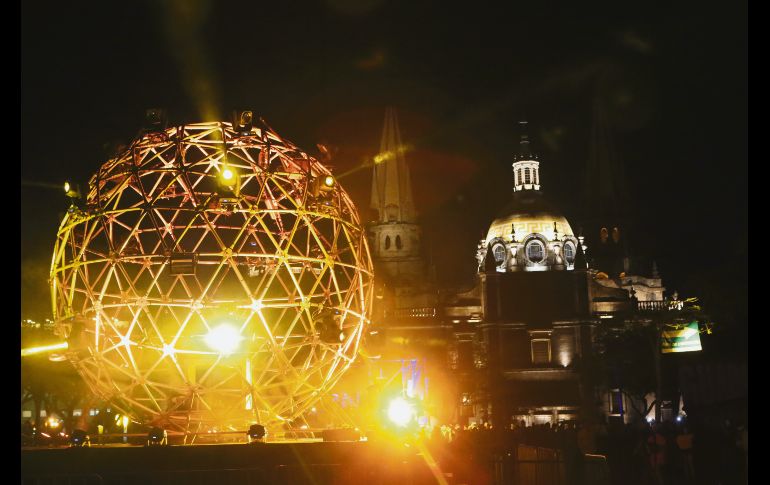 Luz. El espectáculo se realiza en el Centro Histórico de Guadalajara. EL INFORMADOR/ARCHIVO