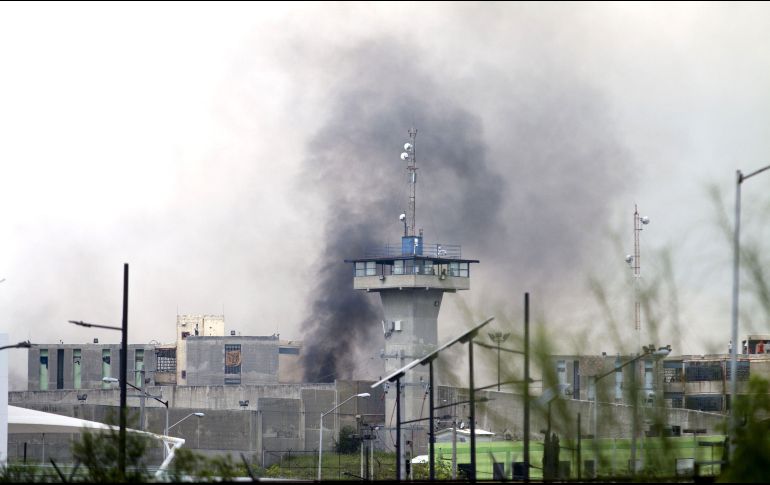 Se destacó en el boletín de prensa que la PGJ del Estado identificó a 14 internos como probables responsables de los disturbios. AFP / ARCHIVO