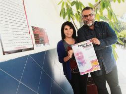 Patricia Córdova y Roberto Herrera. Ambos señalan que los estudiantes tendrán la oportunidad de encontrarse con su estilo como narrador y literato. EL INFORMADOR/E. Barrera