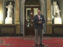Pedro Sanz, vicepresidente del Senado, garantizó que Puigdemont podrá debatir con un representante del Gobierno central. EFE/Ballesteros