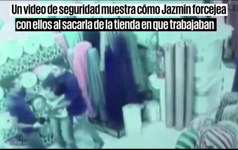 El homicidio de Jazmín quedó grabado en las cámaras de video. SUN / Video