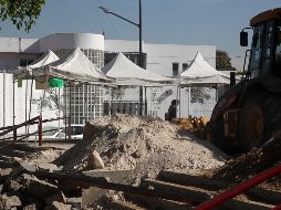 Así lucía el mercado mientras se realizaban las remodelaciones. EL INFORMADOR/ ARCHIVO