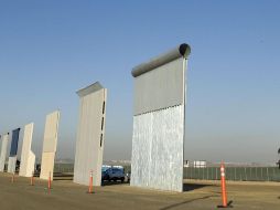 Concluyen los ocho prototipos del muro fronterizo de Trump