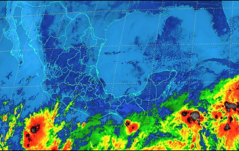 Dichas condiciones se suman a los efectos de la entrada de humedad del Océano Pacífico y Mar Caribe, así como el frente frío número 7. TWITTER /  @conagua_clima