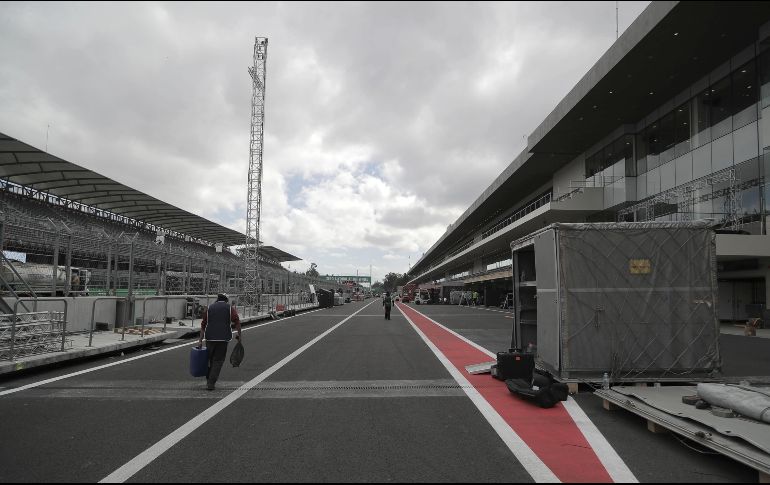 El Autódromo Hermanos Rodríguez está a punto para recibir a partir de hoy la actividad del Gran Premio de México. SUN/A. Acosta