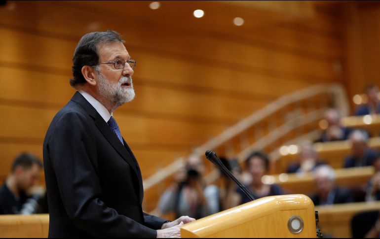 El Partido Popular que dirige Rajoy tiene mayoría absoluta en el Senado, lo que garantiza la aprobación de sus propuestas. EFE/C. Moya