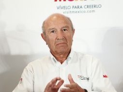 Jo Ramírez se llena de energía durante el fin de semana del Gran Premio de México, energía que como él lo dice, alivia las penas de un pueblo lastimado. ESPECIAL