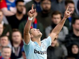 El ex jugador del Manchester United logra su primer tanto sobre el Crystal Palace dentro de la Premier League. AP / J. Walton