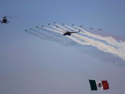 Este sábado se llevó a cabo el espectáculo aéreo en la Base Aérea Militar que reunió a más de 170 mil asistentes. EL INFORMADOR/F. Atilano