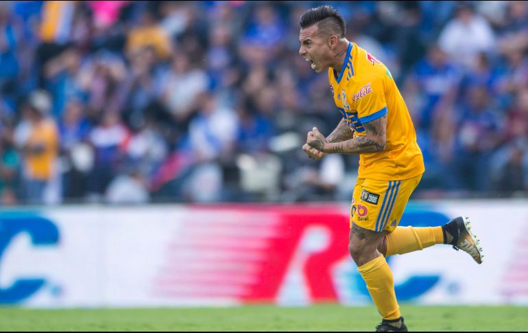 Eduardo Vargas metió el segundo gol de Tigres. Mexsport/V. León