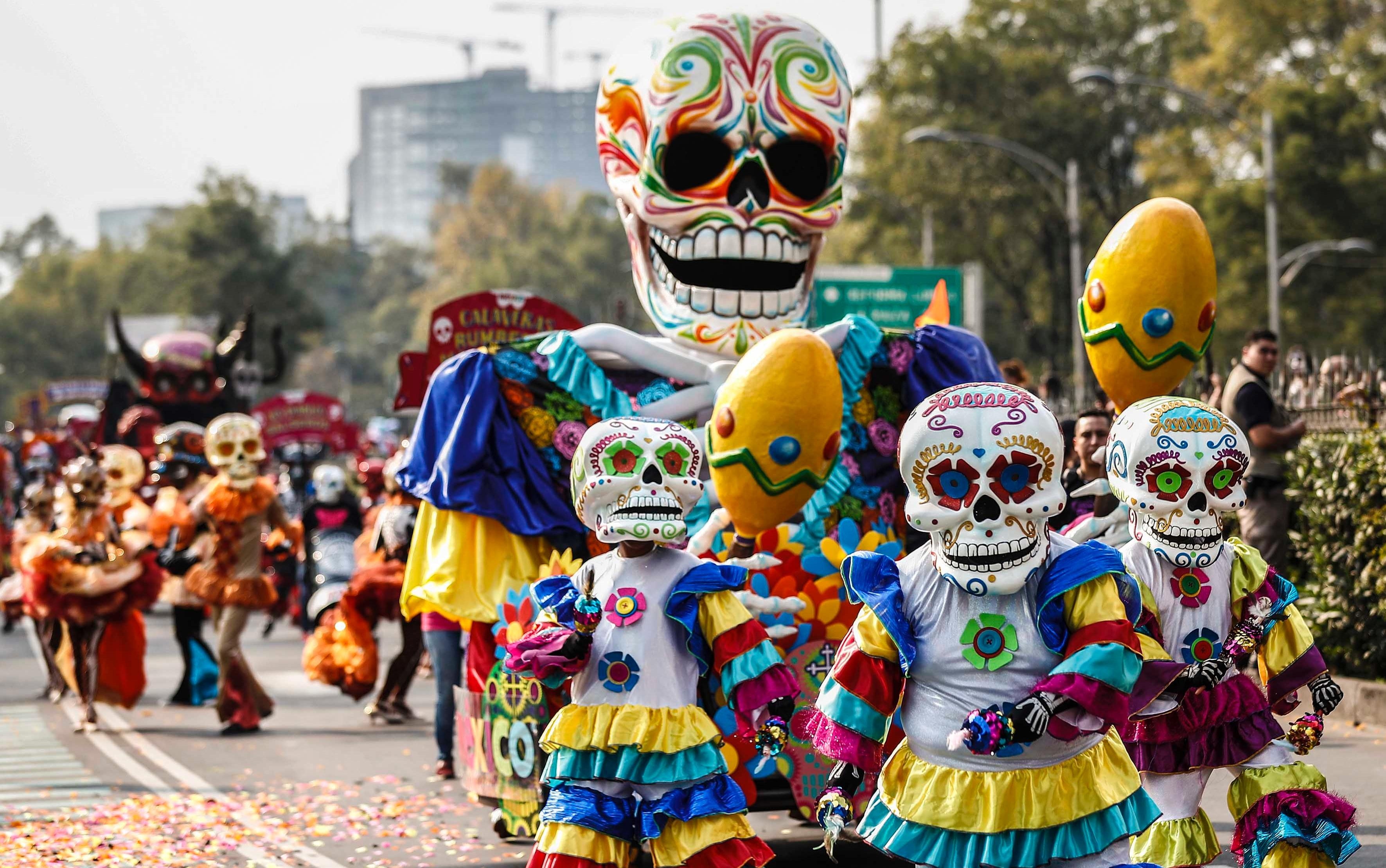 Fotogalería Desfile de Día de Muertos invade la CDMX El Informador