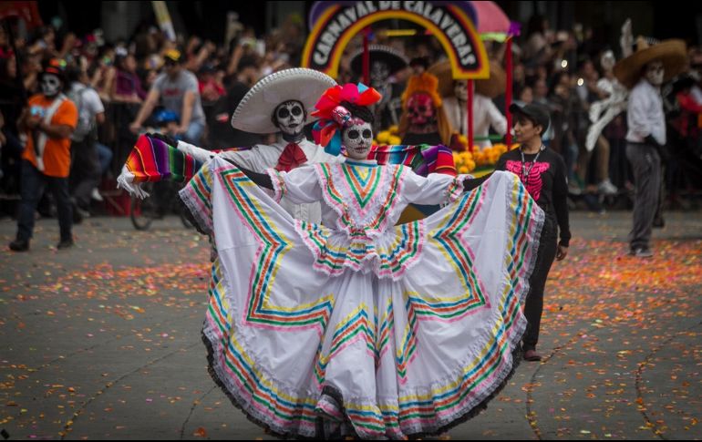 En el evento no faltaron los trajes típicos mexicanos. NTX / J. Espinosa