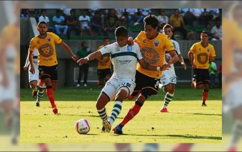 Tras el encuentro están a cinco unidades del octavo lugar, que es Tampico Madero con 18 unidades. ESPECIAL / http://leonesnegrosudg.mx/