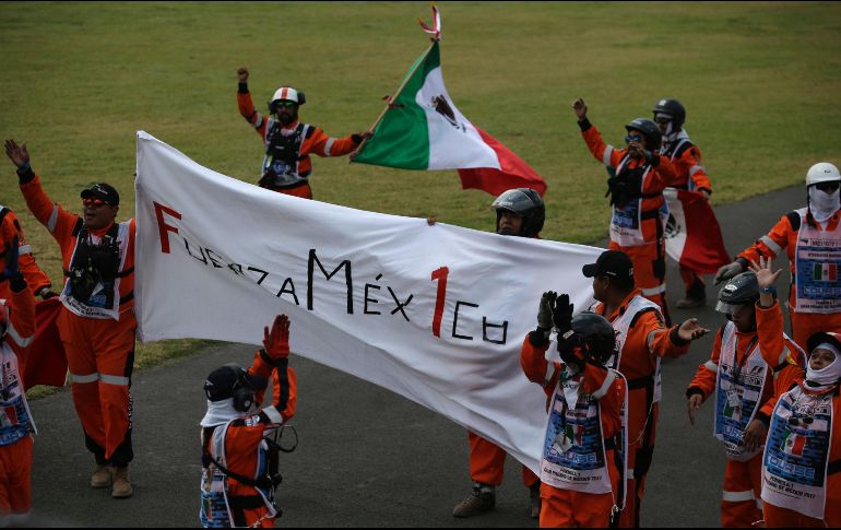 El sismo no afectó la pista del Autódromo Hermanos Rodíguez. AP/ R. Blackwell