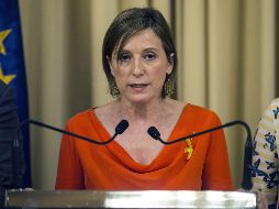 Había expectación por saber la reacción de la presidenta del Parlamento catalán. EFE/ARCHIVO