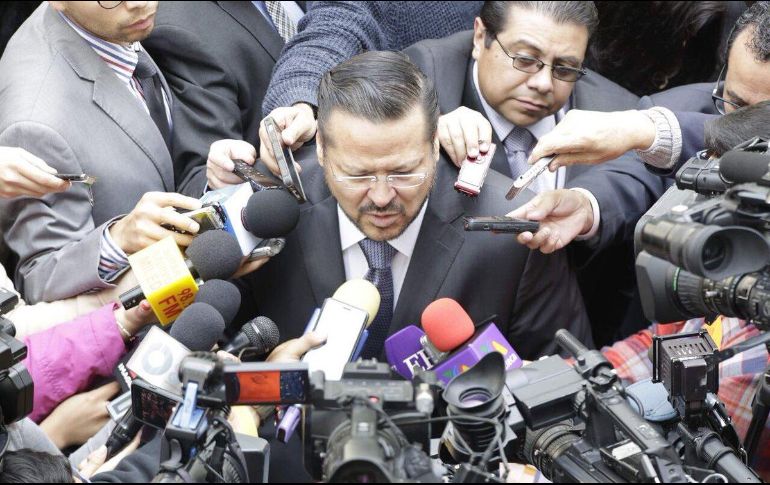 El coordinador del PAN, Fernando Herrera, dijo que le dieron toda la tarde al PRI para que reflexione su postura. TWITTER / @FHerreraAvila