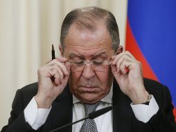 Lavrov tuvo una una conferencia de prensa durante la reunión de la Asociación de Empresas Europeas. EFE/ARCHIVO