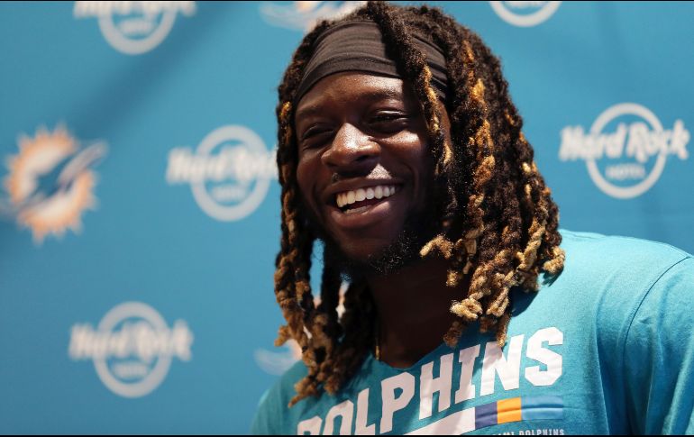 Ajayi proveniente de los delfines llega al equipo con 465 yardas por tierra, promediando 3.4 yardas por acarreo sin touchdowns. AP / T. Ireland