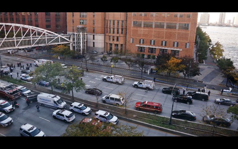 Los hechos se registraron en el suroeste de la isla de Manhattan, cerca de la orilla del río Hudson.