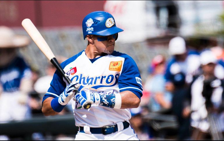 El fin de semana pasado Rodríguez pegó un grand slam que contribuyó a que Jalisco empatara momentáneamente la Serie ante Venados. TWITTER/@charrosbeisbol