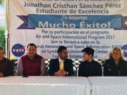 Jonathan Sánchez, de 19 años, es originario de Tultepec, Edomex, y actualmente cursa el tercer semestre de Ingeniería en Aeronáutica en la UPMH.  NTX / ESPECIAL