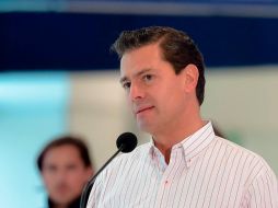 Peña dijo que con ese adelanto se acelerará la reconstrucción de viviendas en Oaxaca y Chiapas. EFE/Presidencia de México