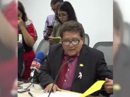 Alejandro Landeros, quien figuraba como diputado independiente en el Congreso del estado de Guanajuato tras su separación de Morena. YOUTUBE / El Salmantino MX