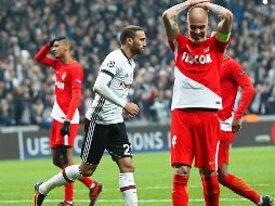 Los monegascos son colistas del grupo G, con dos puntos; en cambio, su rival turco es líder, con 10 unidades, y están a un paso de meterse a los octavos de final. EFE / T. Bozoglu