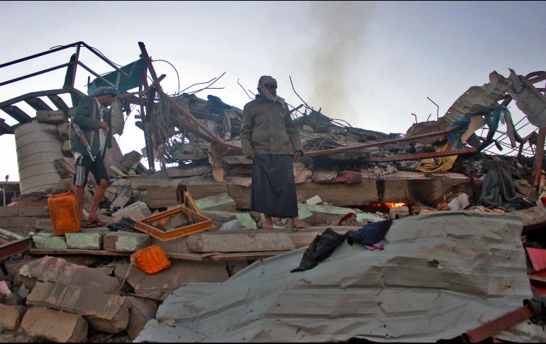 Autoridades atribuyen el bombardeo a Arabia Saudita. AFP/