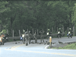 Alrededor de 100 mil indígenas participan en las protestas en el centro de Colombia. TWITTER / @PoliciaColombia