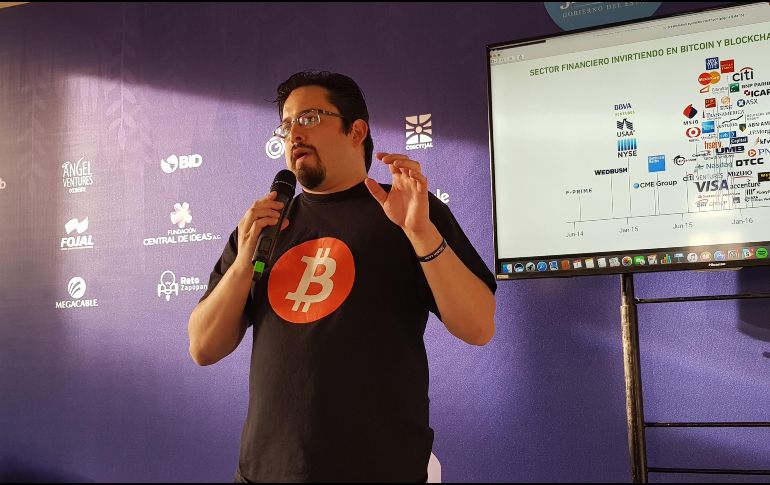 Durante su participación en el Festival Epicentro, Rodríguez destacó que Bitcoins están superando a las empresas de transferencias de dinero. EL INFORMADOR / A. Gallegos