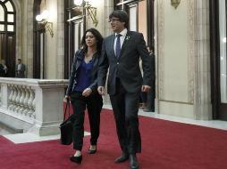 La orden de aprehensión va contra Carles Puigdemont y cuatro de sus ex consejeros  por no acudir a su citación. EFE / ARCHIVO