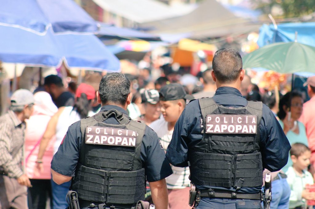 Autoridades zapopanas implementaron un operativo de seguridad especial para la jornada. TWITTER@ZapopanGob