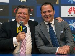 A pesar de la rivalidad con Chivas, Baños (D) afirma que no hay odio entre los equipos. MEXSPORT/ARCHIVO