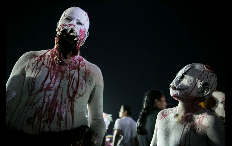 Pobladores de Nazareno Etla y Soledad Etla acostumbran esta festividad para el Día de Muertos. EFE/M. Martínez