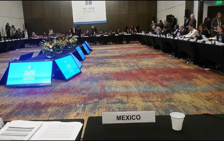 Ocurre en el marco de la primera reunión Plenaria bajo la presidencia de Argentina al frente del grupo antilavado. TWITTER / @eapaezd