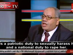 El Concilio Nacional para las Mujeres señala que las declaraciones del abogado Nabih el-Wahsh promueven la violación y el acoso sexual. TWITTER / @sampadscales