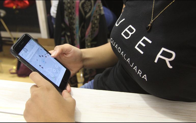 En México hay poco más de 1 millón 200 mil usuarios y cerca de 270 mil socios conductores. EL INFORMADOR/ ARCHIVO