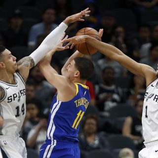 Thompson y Durant dan triunfo a Warriors sobre Spurs